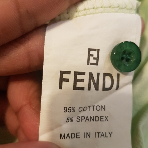 Vintage fendi polo shirt, signature logo - Picture 3 of 8